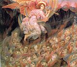 Evelyn de Morgan Angel Piping to the Souls in Hell painting